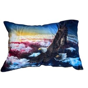 MyPillow Decorative Throw Pillow Bald Eagle‎ Scenic Patriotic Rectangle